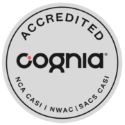 Cognia Accredited Gray
